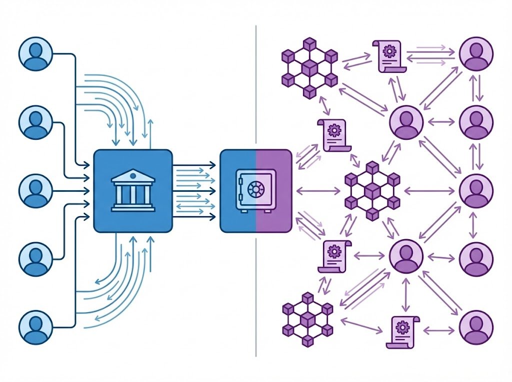 Centralized vs decentralized prediction market trading flows